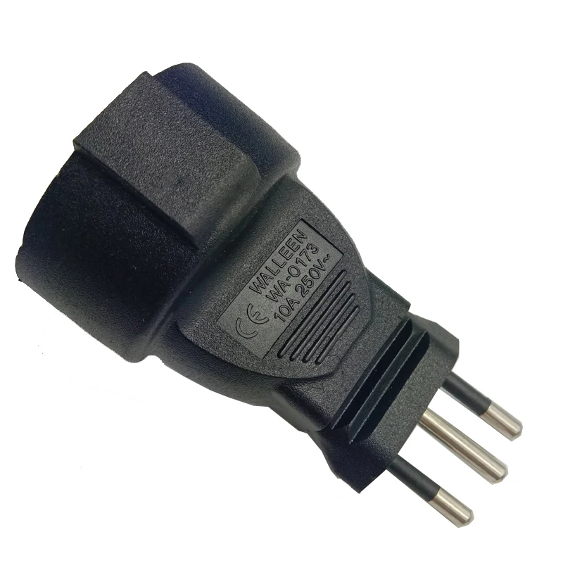 1PC embedded German Germany French EU to Brazil plug electrical AC