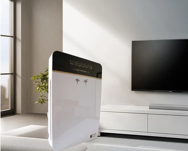 

Air Purifier ionizer True Hepa Filter, Odor Eliminator for Smokers, Dust, Mold, Formaldehyde Home Pets Cleaner