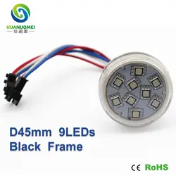 Цифровой водонепроницаемый smart 5050 smd 9 светодиодный s 45 мм светодиодный пиксель света UCS1903 rgb светодиодный модуль огни полный цвет лампы