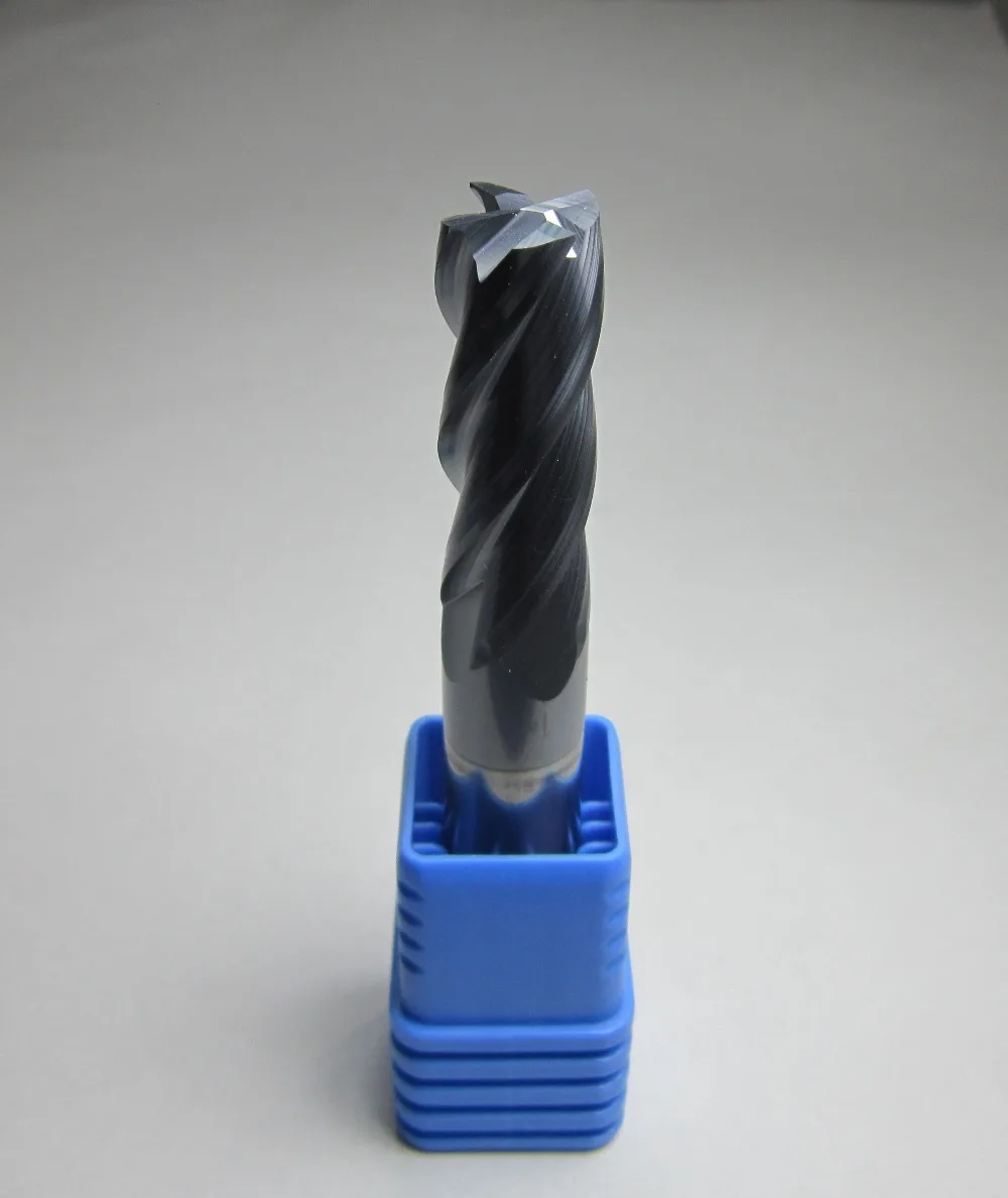 

wholesale 5PCS tungsten carbide end mills 14MM HRC45 four 4 flutes milling cutter CNC machine endmills metalworking for steel