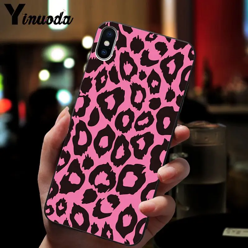 Black and Pink Leopard Art