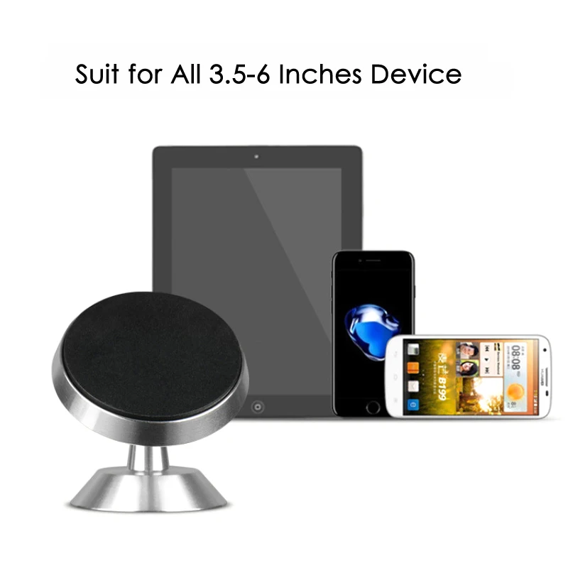 Voppton Magnetic Car Mount Universal Phone Holder 360 Degree Rotation GPS Stand Car Mobile Phone Holder For iPhone For Samsung (4)