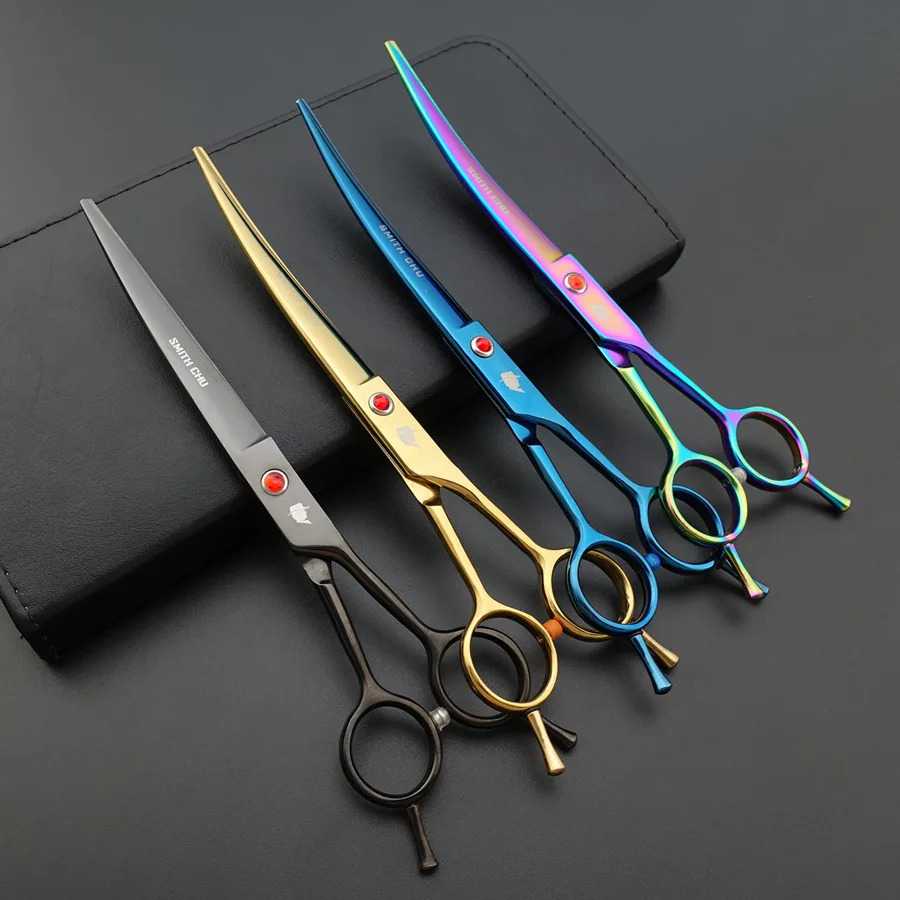7 inch Professional Hairdressing scissors/Shears/ Pet grooming scissors Curved scissorsin Hair