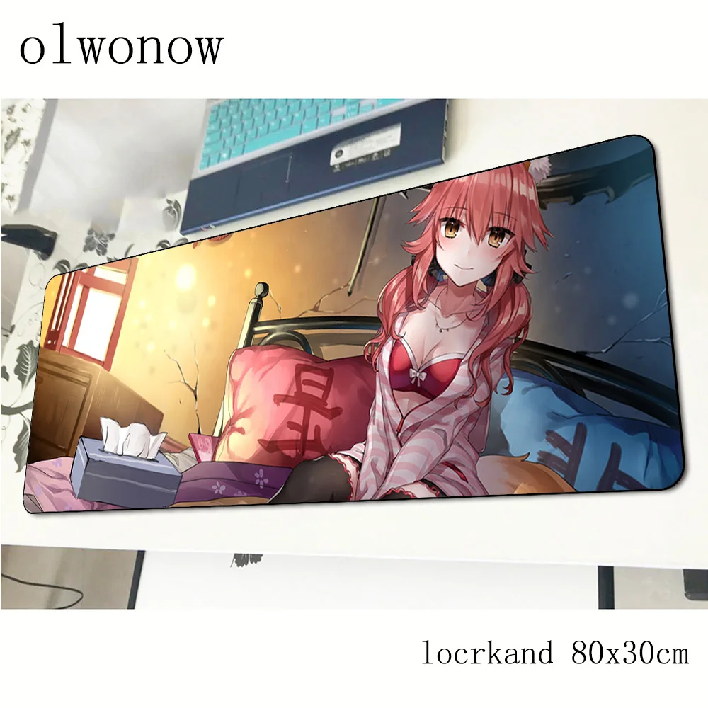  Fate mousepad 80x30cm New arrival gaming mouse pad big gamer mat anime game computer desk padmouse 