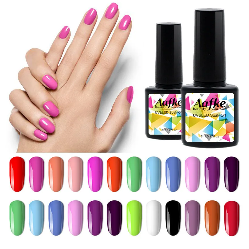 

8ml UV Gel Nail Polish UV LED Gelpolish Soak OFF Nail Polish Base Top Coat Gellak Hybrid Varnish With Lacquer Polishes ZJJ018