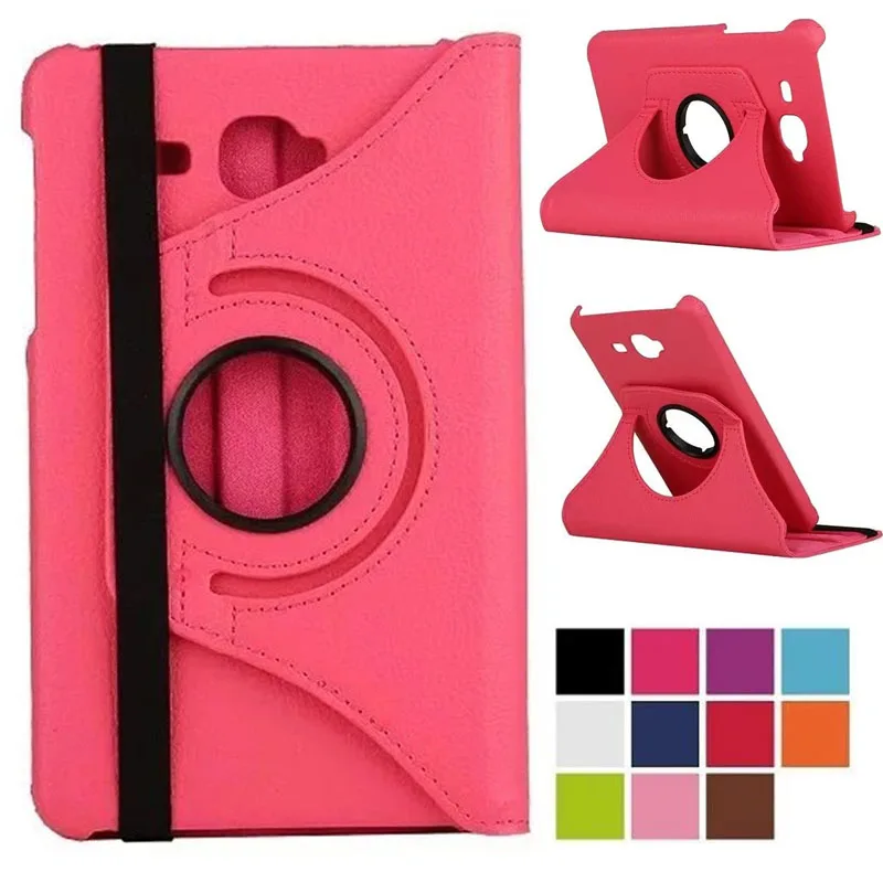 

Tablet Case For Samsung Galaxy Tab A a6 7.0" T280 T285 SM-T280 SM-T285 Smart Cover Case 360 Rotation Flip Stand Protective Shell