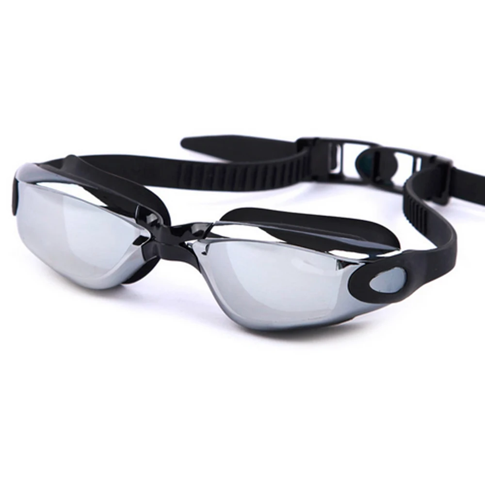 Очки Водонепроницаемый плавательные очки взрослых профессиональные очки для плавания УФ Анти-туман Регулируемый плавательные очки для взрослых Спорточки для плавания