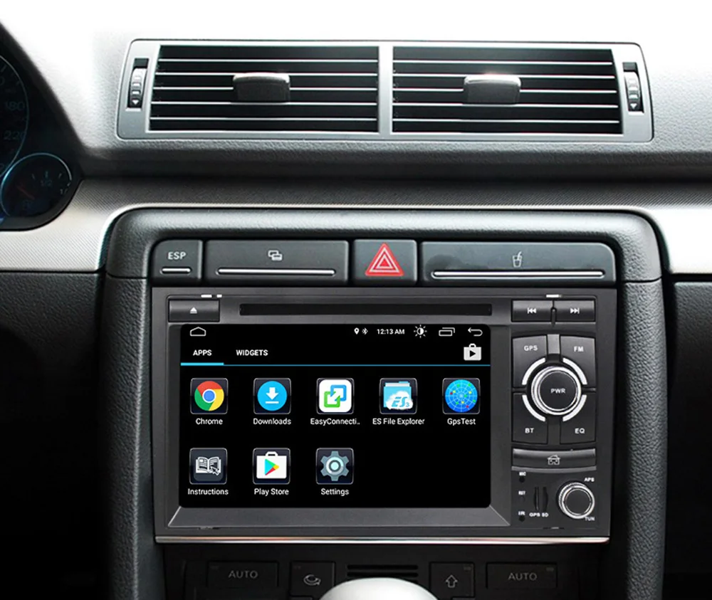 Best 2 din Android 8.1 car gps radio dvd player for Audi A4 S4 RS4 2002 2003 2004 2005 2006 2007 2008 auto multimedia head unit WIFI 7