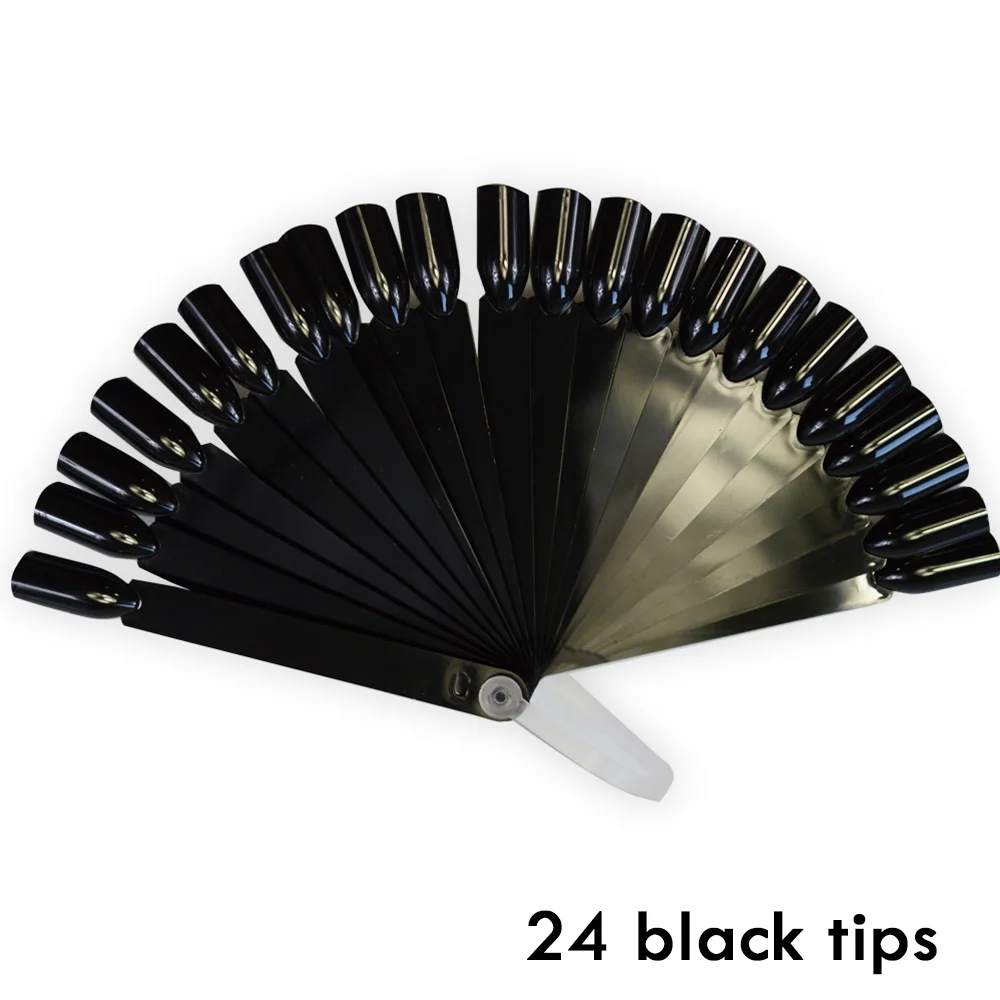 24 black plastic ring