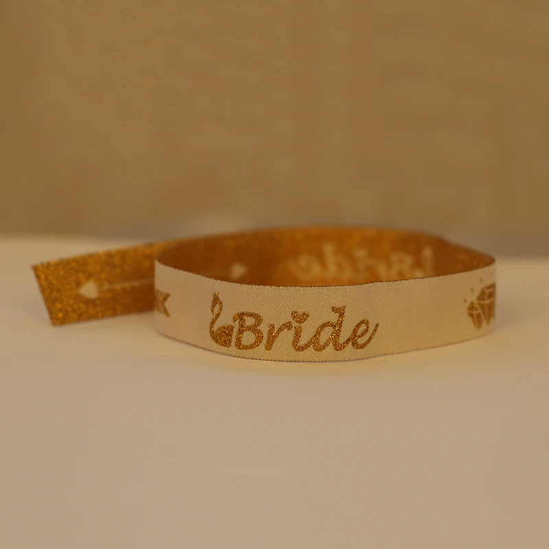 С надписью "Bride To Be" девичник вечерние браслет для невесты команда надпись «Bride Tribe» наручный ремень девичник Свадебные уп Декор IdentificationMark