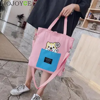 

Soft Canvas Bag Large Capacity Shopping Bag Shoulder Bag Women Square Totes Shopping Bags Big Capacity Pouch