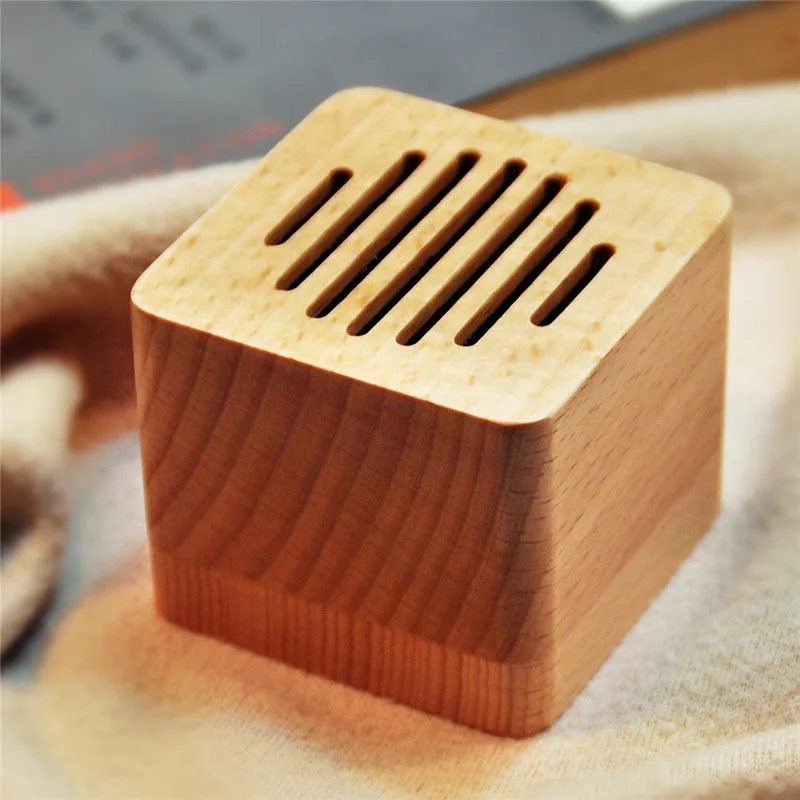 Buy Maple or walnut vintage wood tube music box wind