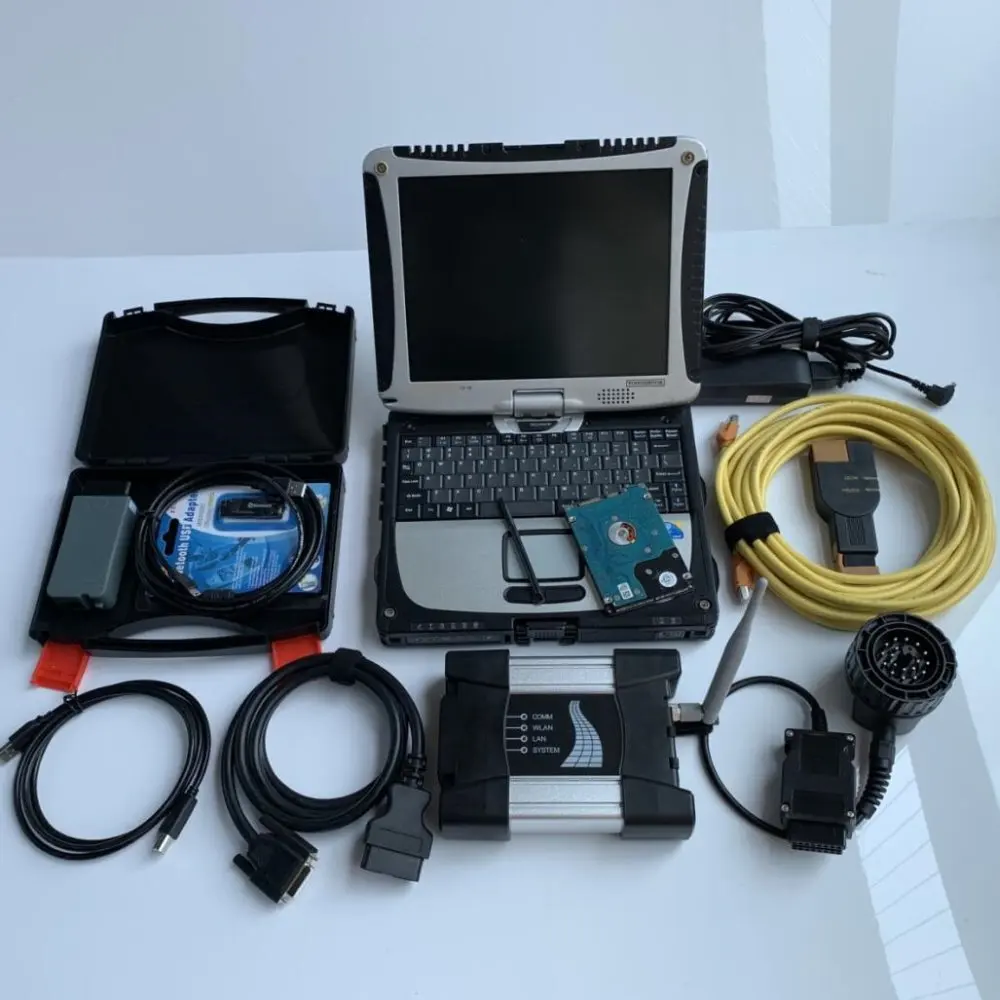  Wifi para BMW Icom Next con vas5054a y portátil cf-19 + software hdd 1tb win7 ingeniero software mu