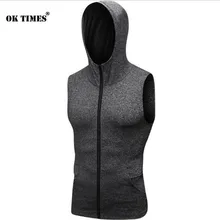 9006 Для мужчин весенние спортивные Баскетбол тренажерный зал работает обучение открытый Пеший Туризм толстовки куртка плотный жилет без рукавов