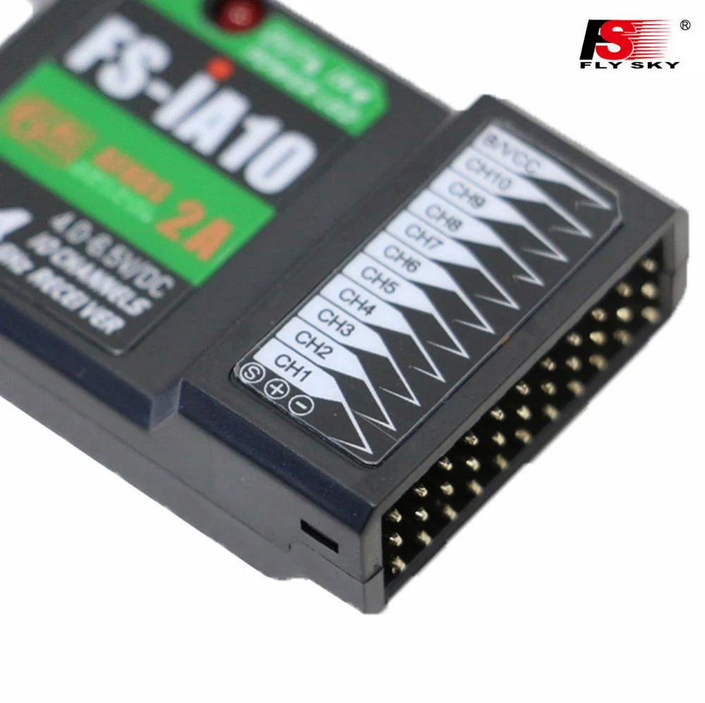 Fly-Sky-2-4G-10-channel-receiver-FLYSKY-FS-IA10-PPM-output-compatible-I4-I6-GT2E