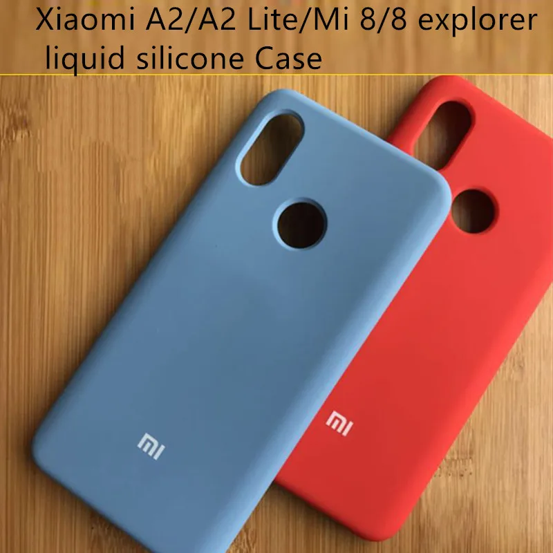 

For Xiaomi Mi A2/A2 Lite/mi 8/K20 Pro/Mi 9T/Redmi Note 6 Note 7Pro case liquid silicone protective cover super comfortable shell