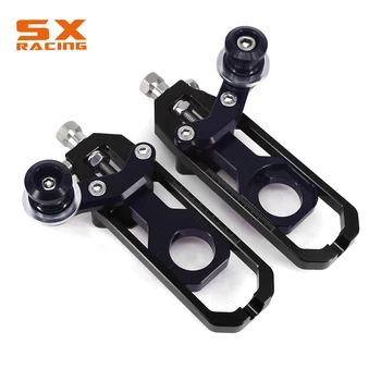 

Motorcycle Aluminum Chain Adjuster Regulator Tensioners Catena with Spools For KAWASAKI ZX-10R ZX10R ZX 10R 2011-2014