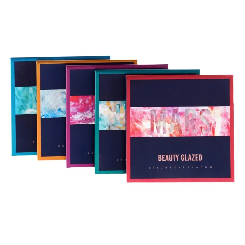 Лидер продаж палитра для макияжа Beauty Glazed 9 цветов 5 стилей тени Блестящий Матовый