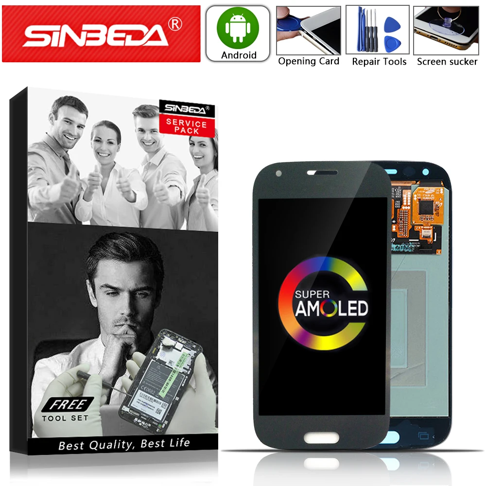 

AMOLED 4.3"Sinbeda For SAMSUNG Galaxy Ace 4 LCD Display Touch Screen Digitizer For SAMSUNG G357 LCD G357F G357FZ G357 Display @