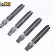 10 шт./партия Выгравированная линия ключ лезвие для Toyota Camry Reitz 2 в 1 LiShi TOY43AT весы ножницы зубы Заготовка ключа замка зажигания автомобиля Слесарные Инструменты