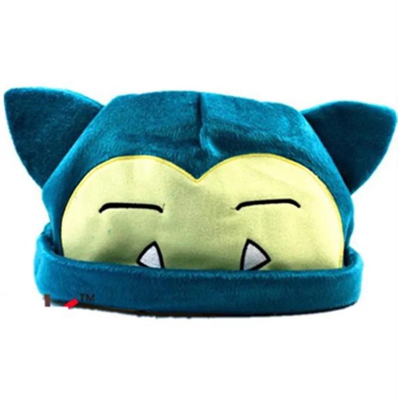 

Retail Plush Toys Doll Soft Snorlax Hat Beanie adults 30*21cm