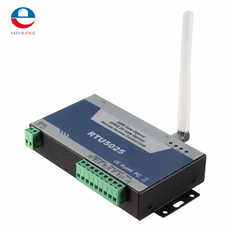 NEW GSM Gate Opener GPRS 3G Door Opener(RTU5025) Remote Access Control Unit 999 users open Gate/Barrier/Shutter/Garage Door