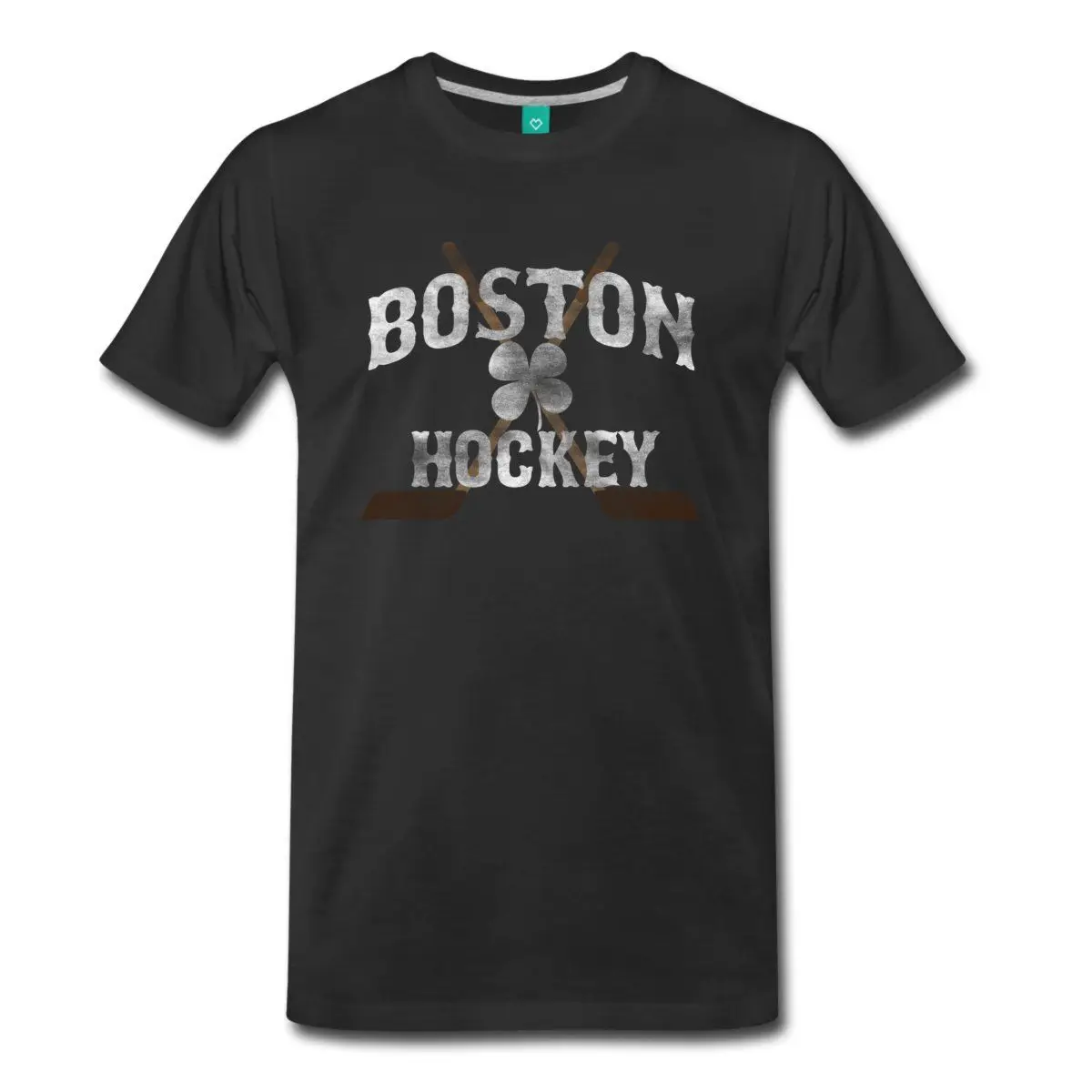 Boston Hockeyer Shamrock одежда мужская футболка круглый воротник короткий рукав футболки