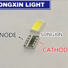 1000 шт./лот для высокого класса ультра яркий SMD СВЕТОДИОДНЫЙ s LG 5152 3V Светодиодный светильник ing белый светодиод