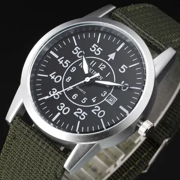 

2018 New Arrival XINEW Fashion Mens Big Face Watches Nylon Strap Stainless Steel Back Casual Quartz Watch with Calendar Relogio