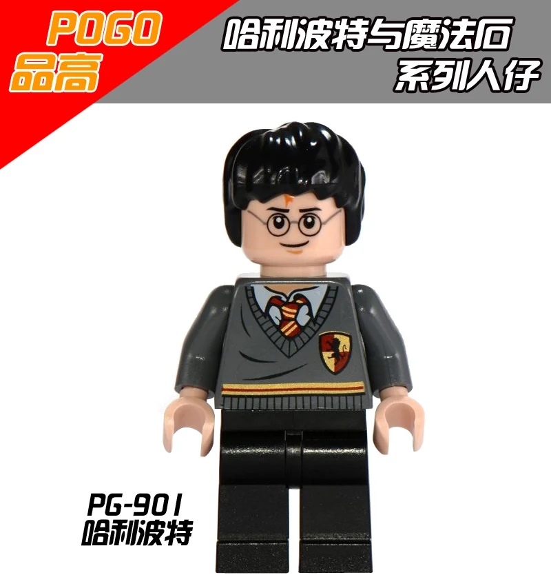 

Single Sale PG901 Harry Potter Hermione Granger Ron Weasley Lord Voldemort POGO super heros Building Blocks Children Gift Toys
