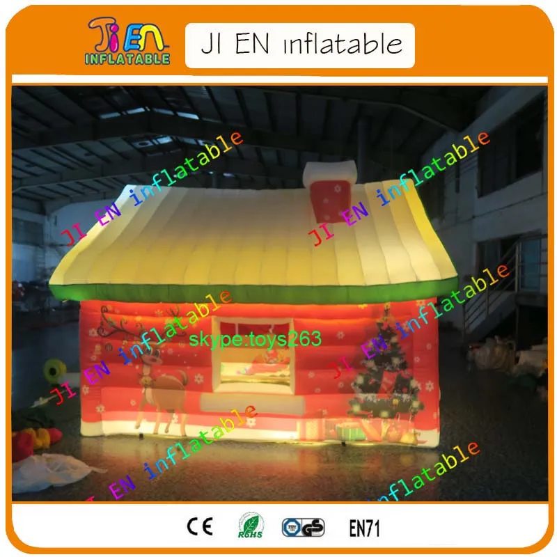 Free-air-ship-to-door-4-3-3M-13-10-10ft-inflatable-christmas-house-giant-inflatable (4)