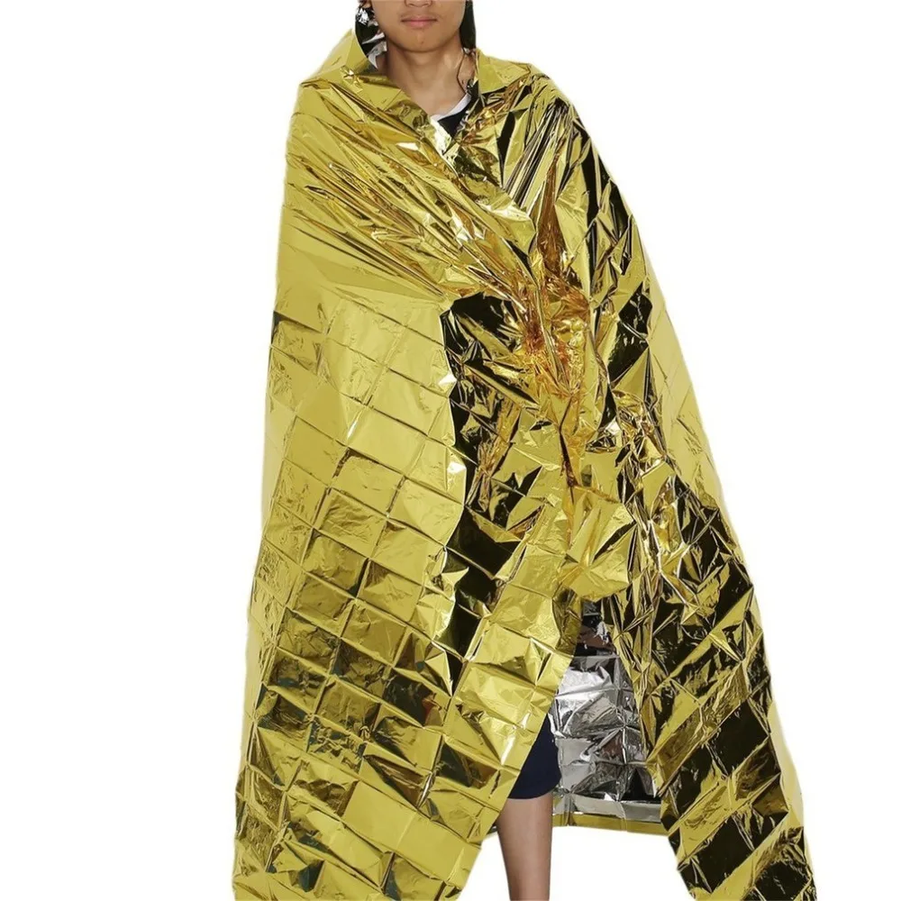 210*130CM Outdoor Camping Travel Waterproof Military Emergency Blanket