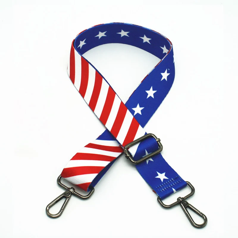 Bag Handles Handbag Strap Colorful Shoulder Rainbow Hanger Belt Messenger Crossbody Bag Strap Decoration Accessory KZ151357