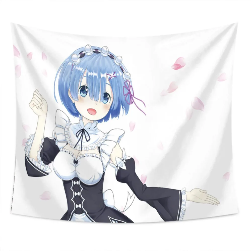 Re Zero начиная с разных миров гобелен Настенный декор домашний сделай сам|Гобелен| |