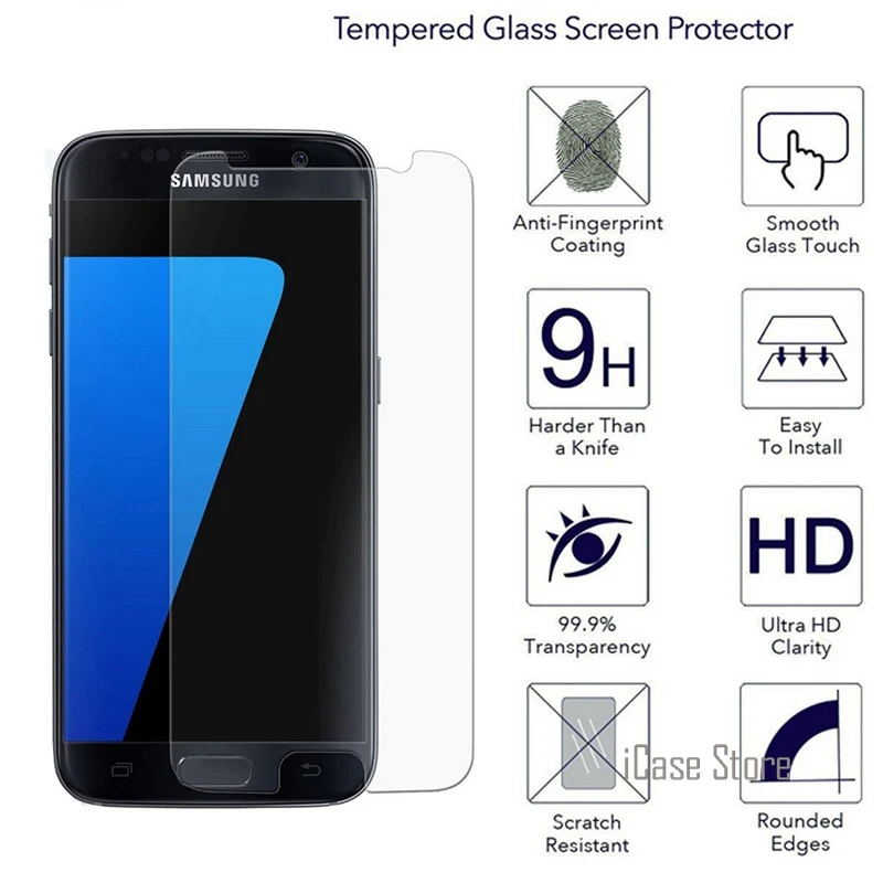 Закаленное Стекло Экран протектор для samsung Galaxy S7 край S6edge S6 S5 Neo S3 J5 2016 Grand Prime ACE 4