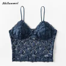 Женские открытые кружевные сетчатые летние топики кружевные топики мягкие Съемные мягкие v-образные вырезы