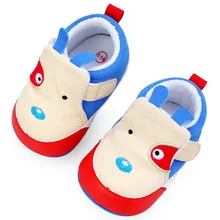 Новое Прибытие Хлопок Лоскутное Животных Pattern Жесткий Sole Девочка и Мальчик Малыша Обувь Prewalker Для 0-15 Месяцев