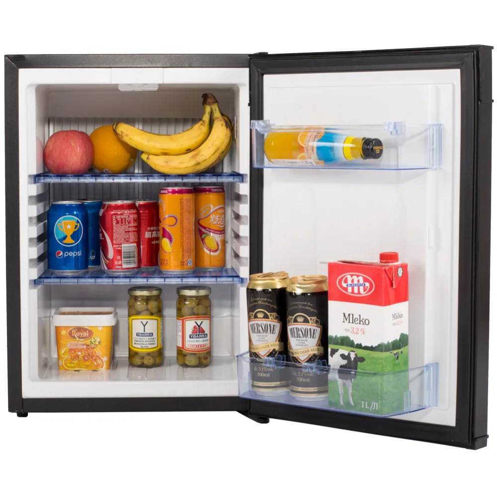 Smad 12V 110V/220V Portable Propane Bar Cooler with Reversible Door Gas Hotel Low Noise No Freon