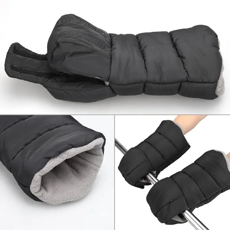 Comfortable Stroller Grip Cover Pram Hand Glove Pushchair Handle Sleeve Zipper Comfortable Stroller Grip Cover Pram Hand Glove Pushchair Handle Sleeve Zipper