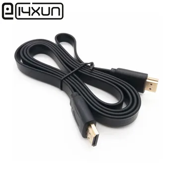 

EClyxun 1pcs 19P Gold Plating HDMI Type A Standard Male to Male Plug HDMI Connector (1.4) with 1.5metre Cable for 1080P TV to PC