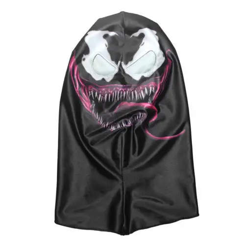 Яд маска Удивительный Человек-паук 3 капюшоны Хэллоуин косплей Полная Голова маска реквизит