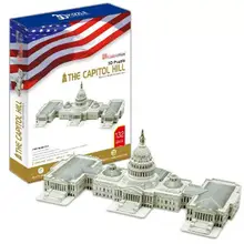 T0422 3D Пазлы Соединенные Штаты Капитолий-издание в твердой обложке DIY Строительные Бумажные модели для детей креативный подарок развивающие игрушки