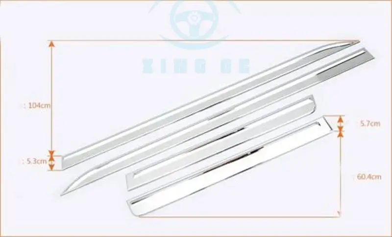 

For Honda CRV CR-V 2012-2016 door side sill trim Nerf bar protection moulding
