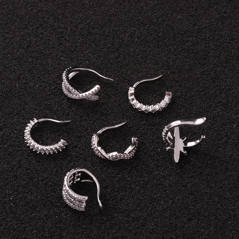 HTB1qsJdXxn1gK0jSZKPq6xvUXXap - Feelgood 1pc Helix Cartilage Conch Fake Piercing Jewelry Adjustable Cz Ear Cuff No Piercing Conch Cuff Earring