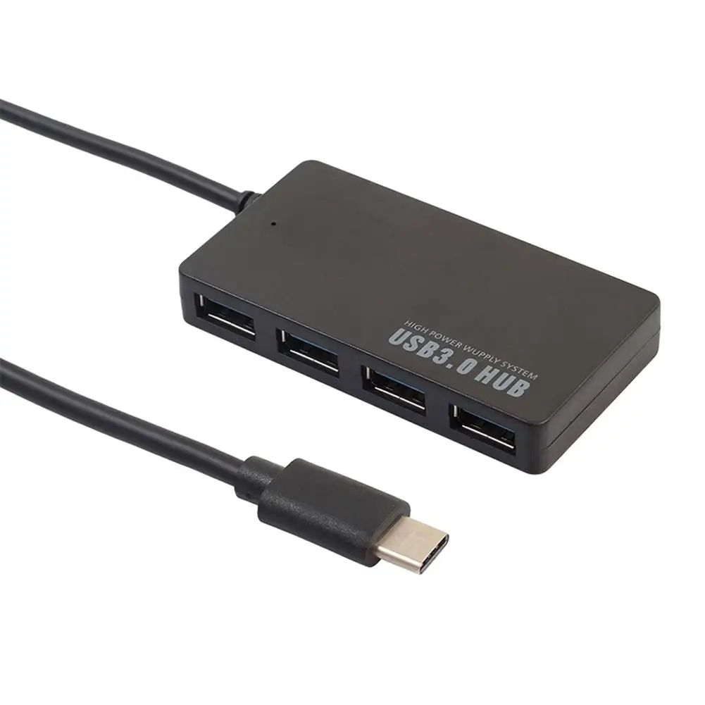 

Tmddotda 4 In 1 USB 3.0 HUB Type C USB 3.1 In to USB 3.0 Cable Adapter 4 Port USB Splitter High Speed For Smartphone Computer PC