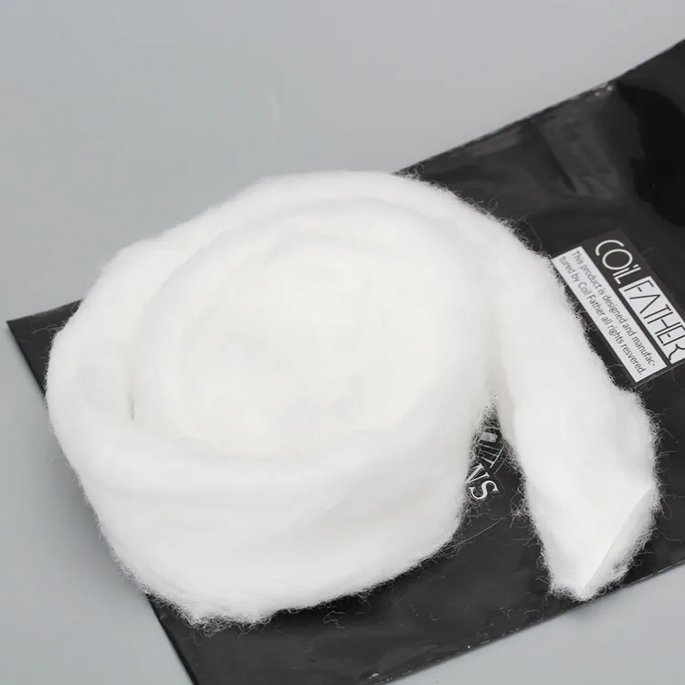 

Coil Father 1pc Native Cotton Strip Shape Fit DIY Coil Tool Japanese Cotton Vape For Electronic Cigarette Accessories