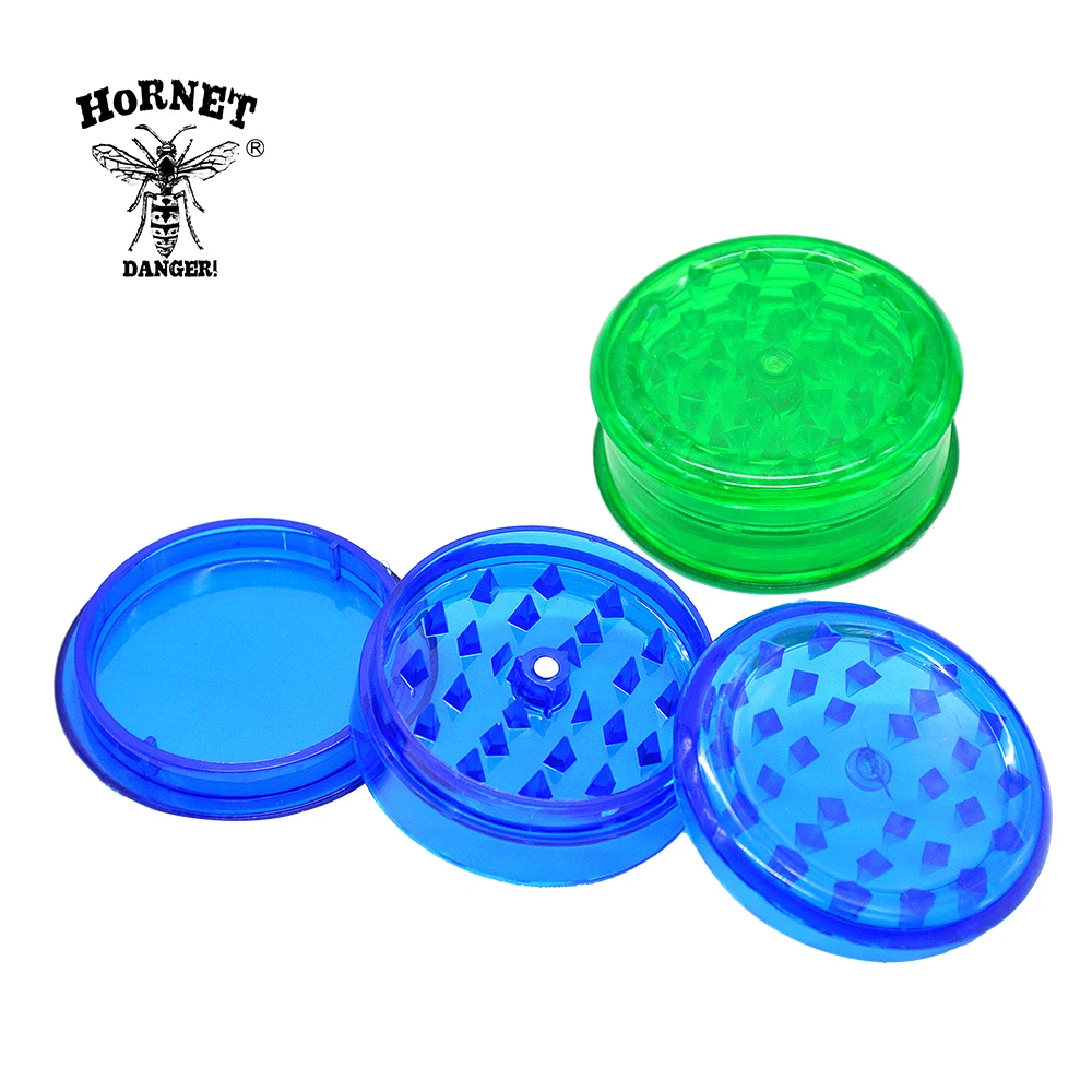 3 Layers Dia.63mm Plastic Tobacco Grinder Herb Crusher Herb Grinder