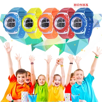 

Brand New LED Digital Watch Multifunction Electronic Kids Watch Casual Sport Student Boys Girls Bracelet Watches
