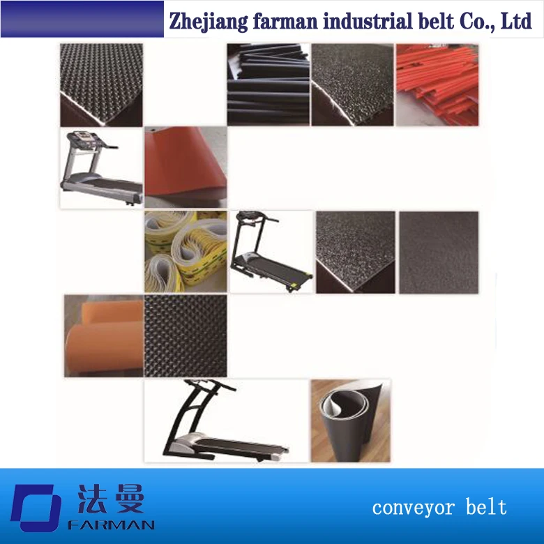 hot selling pvc diamond pattern treadmill belt or running belt