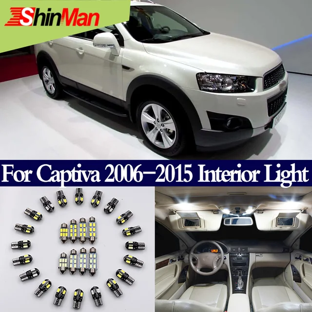 shinman 9x canbus error free led interior lighting kit led